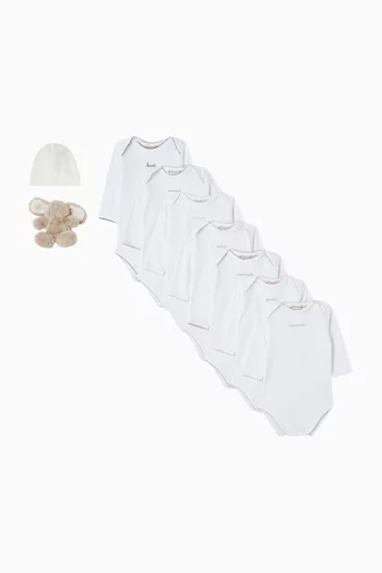 Bodysuits in Cotton, Set of 7