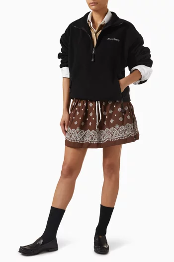 سويت شيرت بقصة فضفاضة صوف