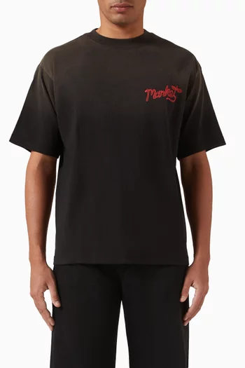 Lasso Lockup-print T-shirt in Cotton