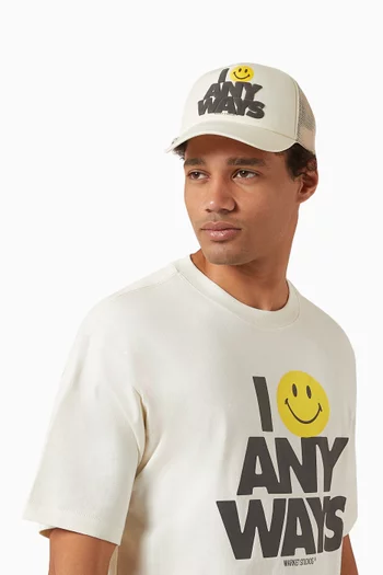 Smiley Anyways Trucker Hat