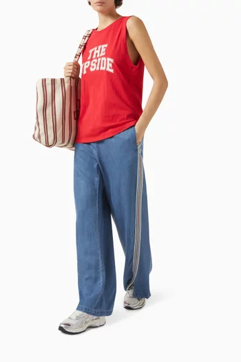 بلوزة جيت بلا أكمام