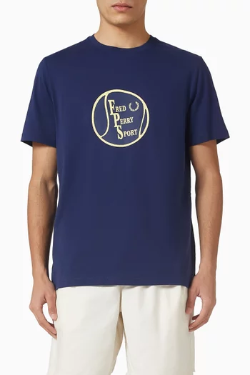 Tennis T-shirt in Cotton