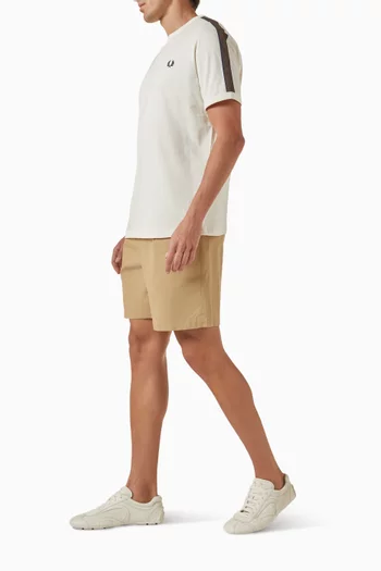 Contrast Tape Ringer T-shirt in Cotton