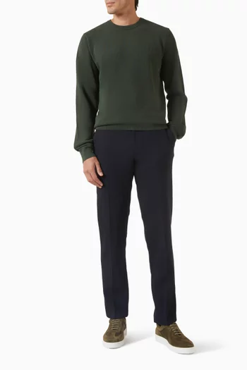 Piqué Stitch Sweater in Cotton