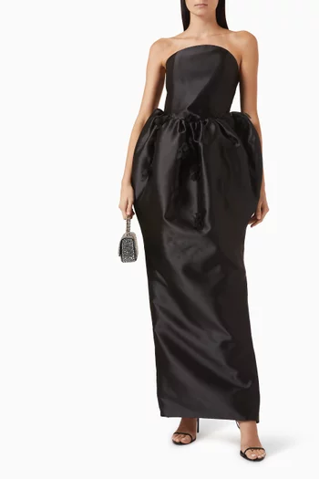 فستان سهرة فيينا بتصميم منفوخ عند الخصر ميكادو