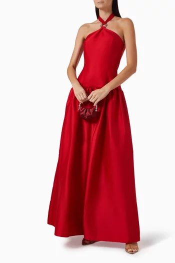 فستان سيل ديتي قصير حرير تفتا