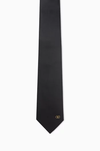 VLOGO Signature Tie in Silk