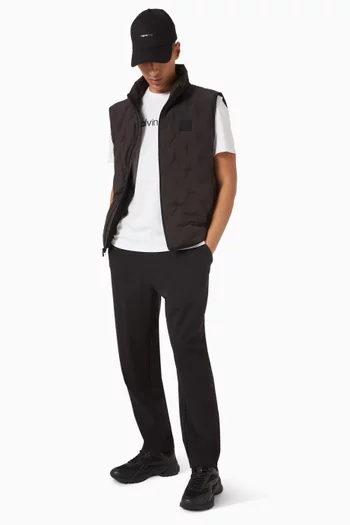 Tapered-fit Pleated Pants in Knit