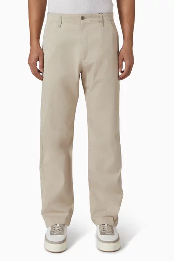 بنطال بقصة ساق مستقيمة من التسعينيات مزيج قطن