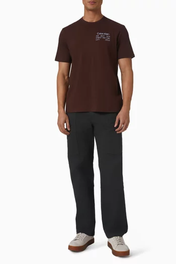 90s Straight Workwear Pants in Cotton