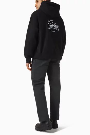 Logo Graphic Hoodie in Fleece