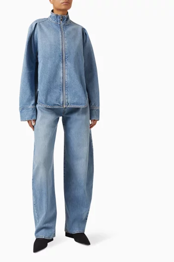 قميص بسحّاب دينم