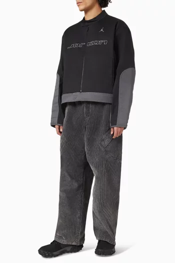 جاكيت بروكلين رياضي مزيج قطن