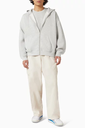 Brooklyn Oversized Full-zip Hoodie in Fleece