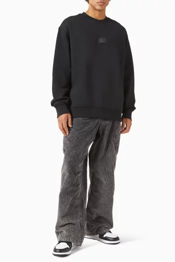 سويت شيرت فلايت بفتحة رقبة مستديرة صوف