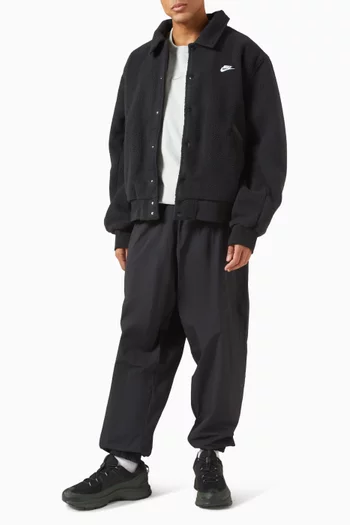 Coaches Jacket in Sherpa-fleece