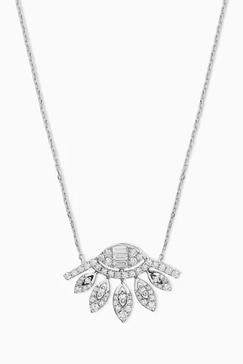 Dream Catcher Diamond Pendant Necklace in 18kt Gold