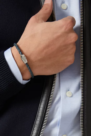 سوار بثلاث حلقات جلد ناعم