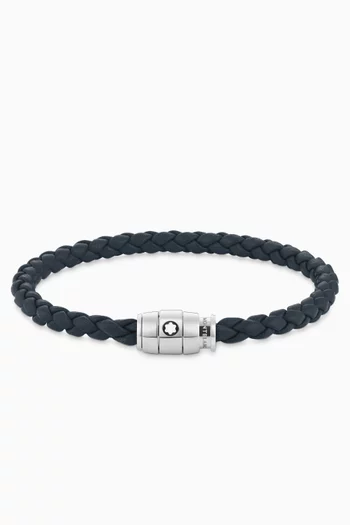 سوار بثلاث حلقات جلد ناعم