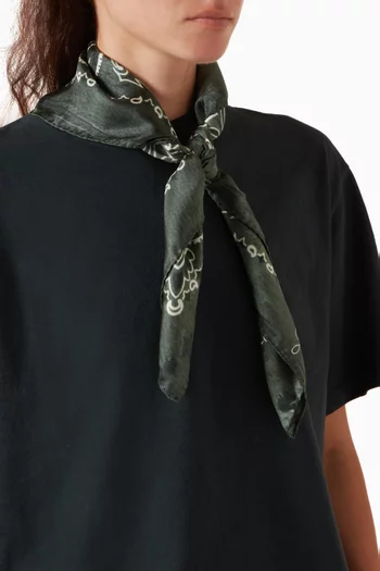 وشاح بنقشة بيزلي حرير