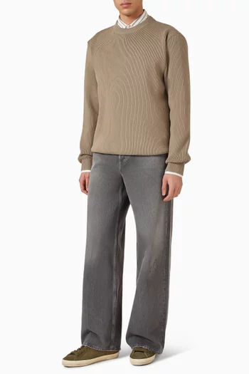 بنطال جيرني ام بقصة واسعة دينم