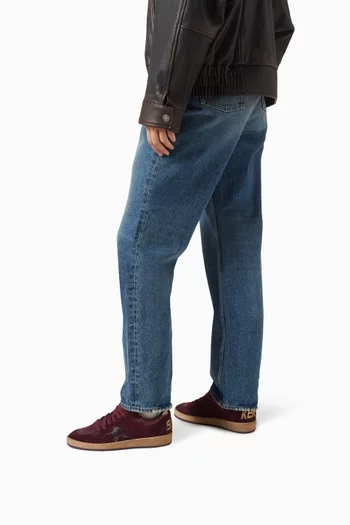 Ball Star Sneakers in Glitter Suede