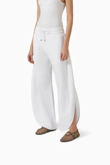 Fishnet Ballet Flats in Crystal Mesh