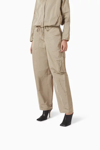 Square-toe Mules in Leather