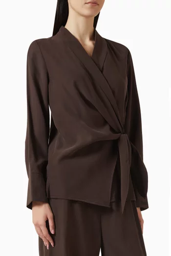 Long Sleeve Top in Modal