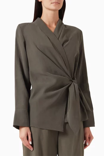 Long Sleeve Top in Modal