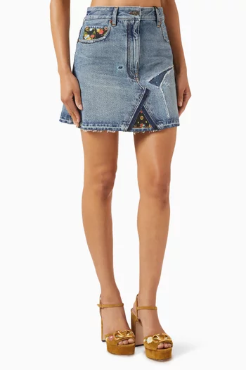 Mini Skirt in Denim