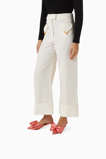 حذاء يولاند مفتوح من الخلف بعقدة وكعب 45 مم حرير ستان