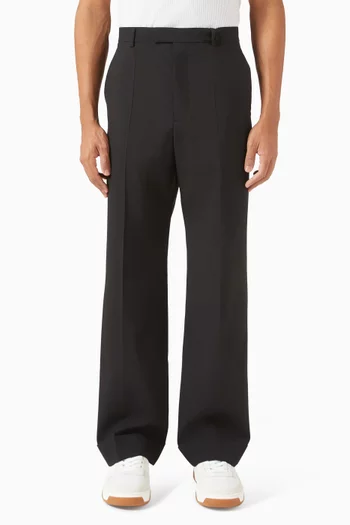 Cuffed Pants in Wool