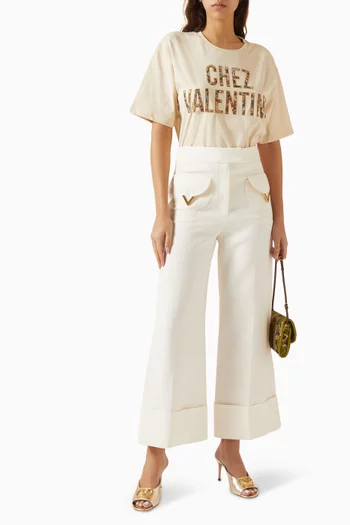 Chez Valentino T-shirt in Cotton Jersey
