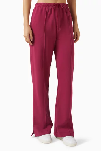 Wide-leg Sweatpants in Cloud Fleece