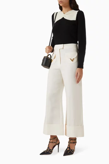 Couture Pants in Crepe