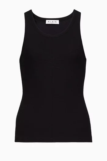 Darts Tank Top in Cotton Blend