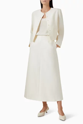 Scoop-neck Top in Mulberry Silk