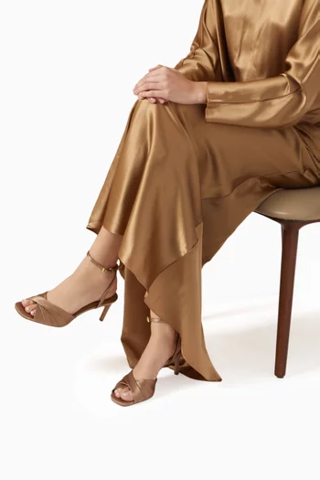 Twist Sandals in Silk