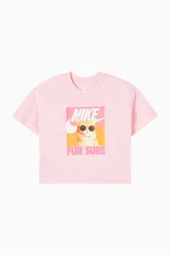 Photo Animal-print T-shirt in Cotton