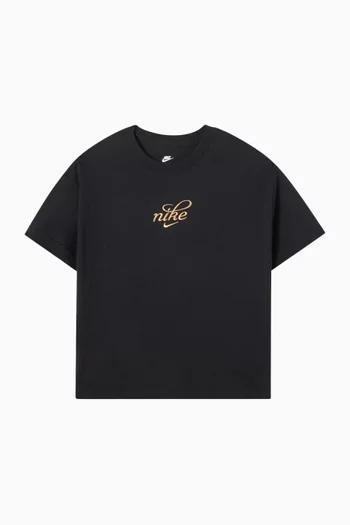 Sportswear Logo T-shirt in Cotton