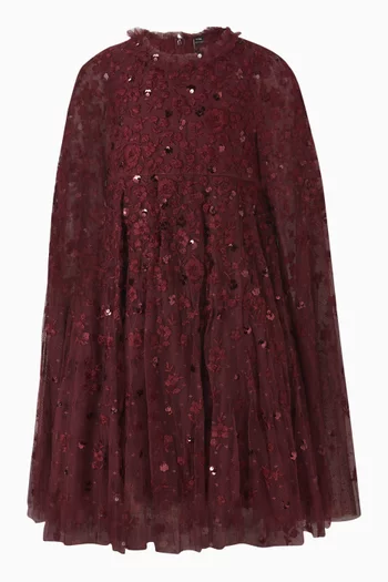 Dahlia Ditsy Cape Dress