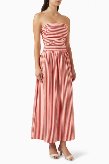 Vera Striped Dress in Cotton