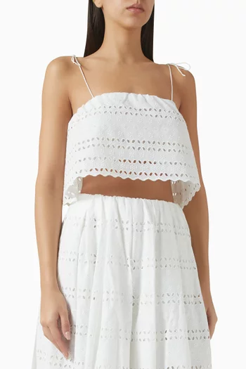 Abajo Embroidered Top