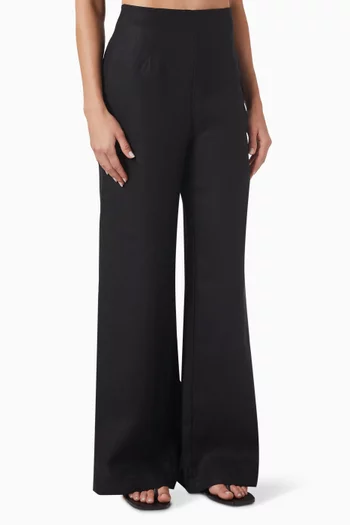 بنطال سينا كتان