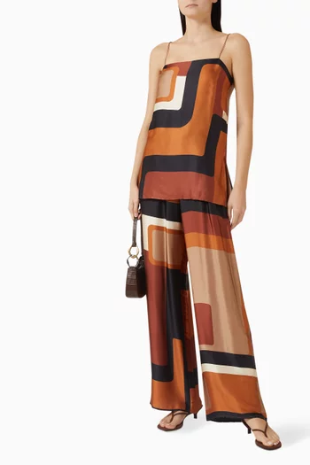 بلوزة آينا مزيج فيسكوز