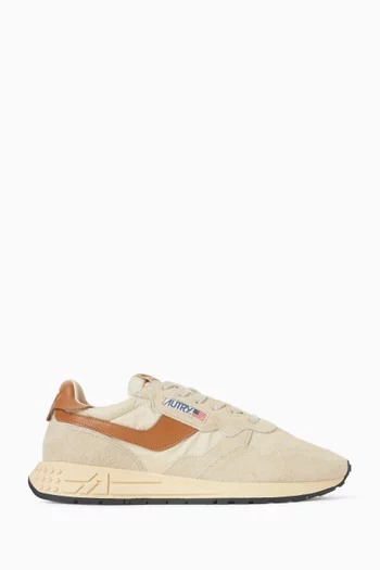 Reelwind Low Sneakers in Suede & Nylon