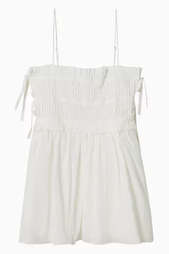 Elena Mini Dress in Cotton