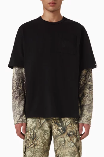 Diamonds & Dollars Zip Through Hoodie in Cotton