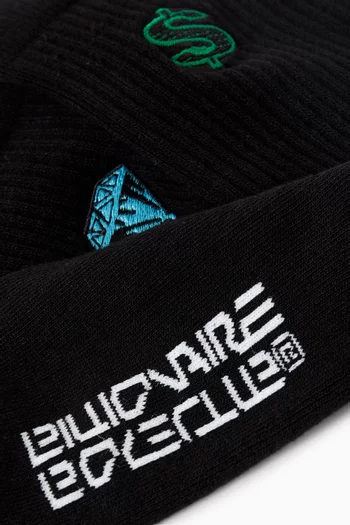 Diamonds & Dollars Socks in Cotton-blend